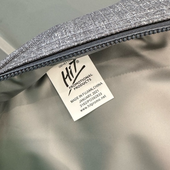 Gray Cooler Bag with Shoulder Strap - Picture 5 of 5